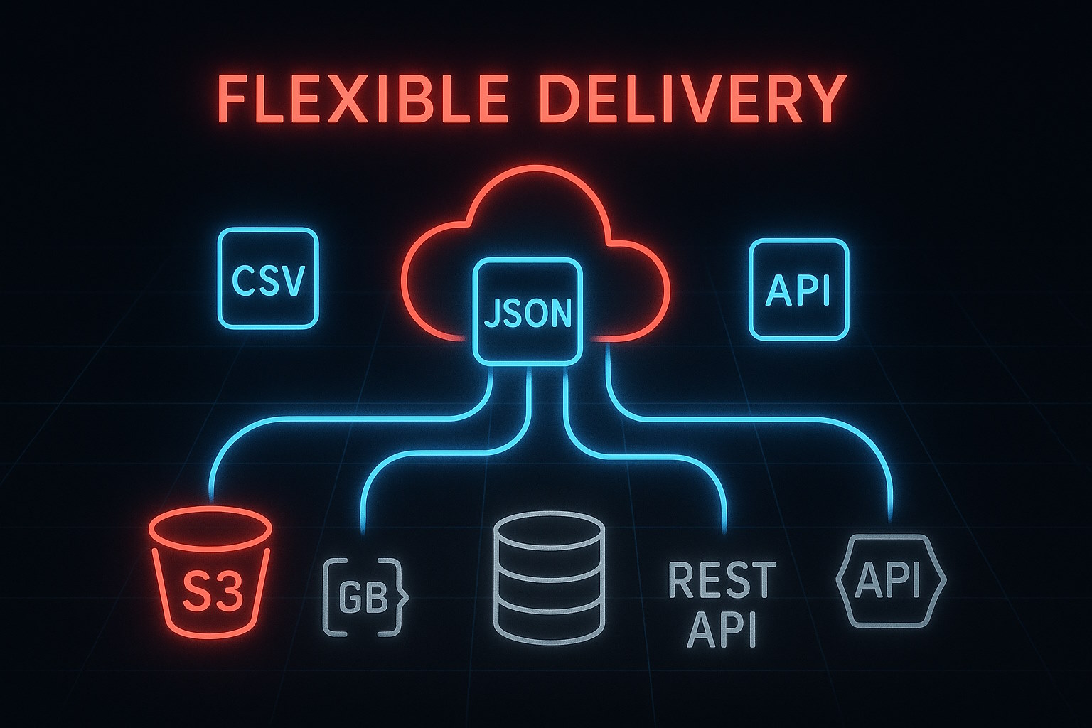 Flexible data delivery